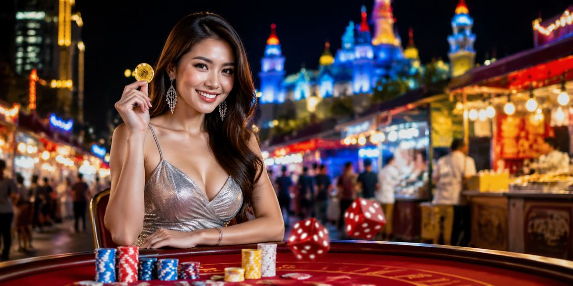 Permainan dadu Malaysia dalam suasana kasino mewah yang mewakili pengalaman meja VIP