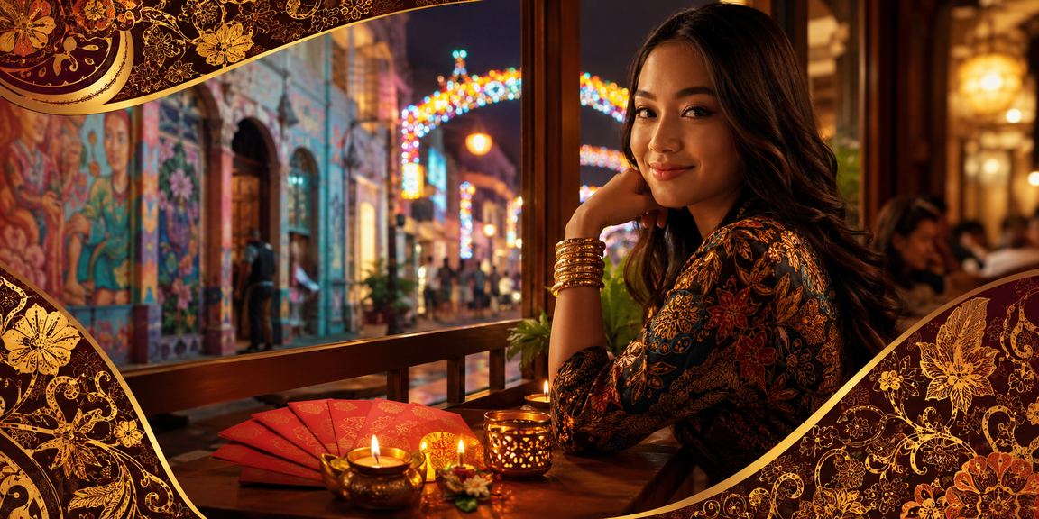 Sampul merah bonus promosi istimewa di Penang dengan tema batik tempatan