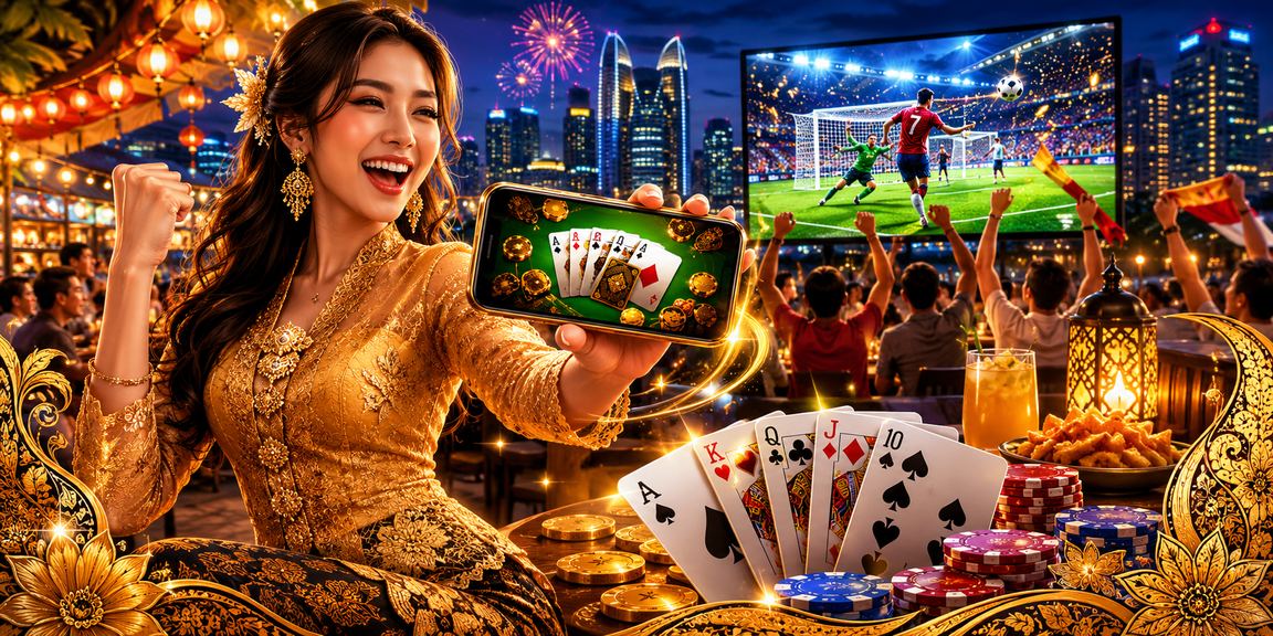 Pemain wanita di Petaling Jaya bermain Teen Patti memakai kebaya dalam suasana santai